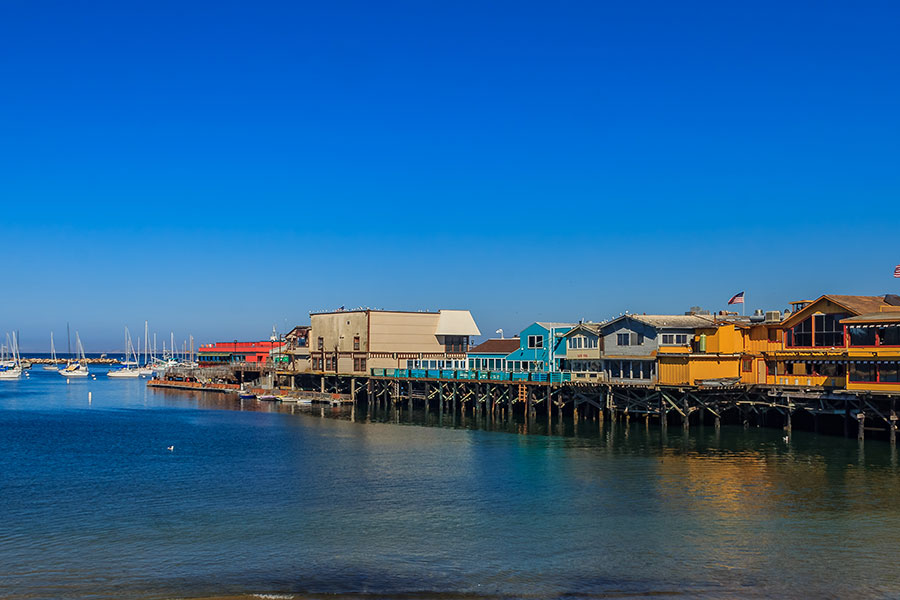 Old Fisherman's Wharf in Monterey, California